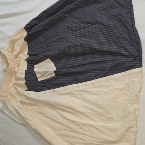 Reclaimed Vintage Cream Elastic Waist Skirt - Picture 4 of 10